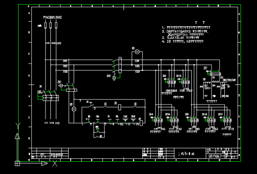100T行车电气全套图纸缩略图